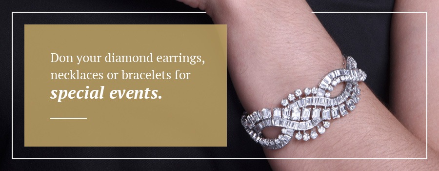 How Best to Wear Diamond Jewelry