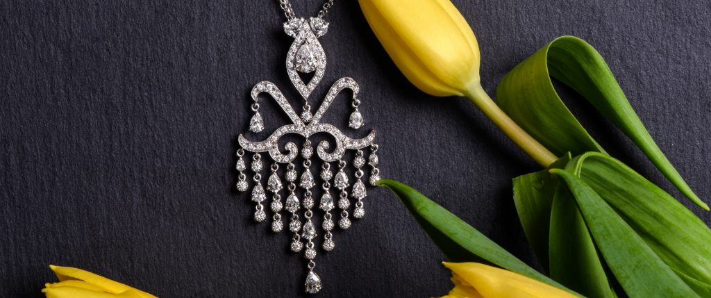 antique diamond necklace