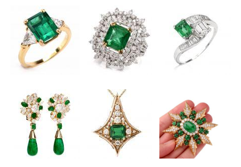 emerald may pieces