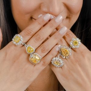 yellow diamond rings