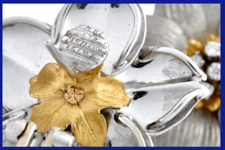 Buccellati Diamond Blossom Flower 18K Two-Tone Gold Clip On Earrings