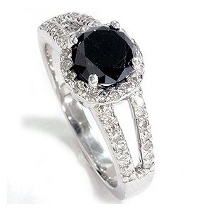 black diamond engagement rings