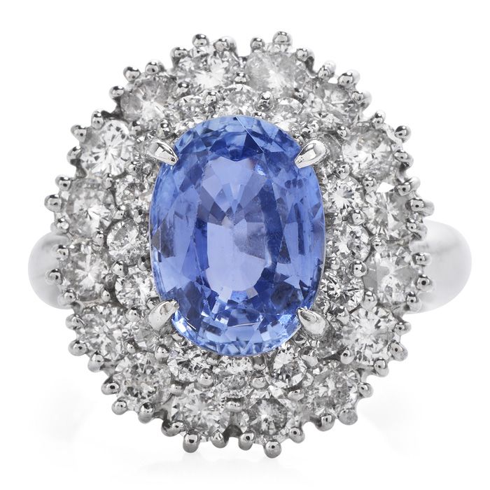 Divine Sunshine Blue sapphire Ring