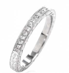Tacori Princess Diamond Platinum Wedding Band