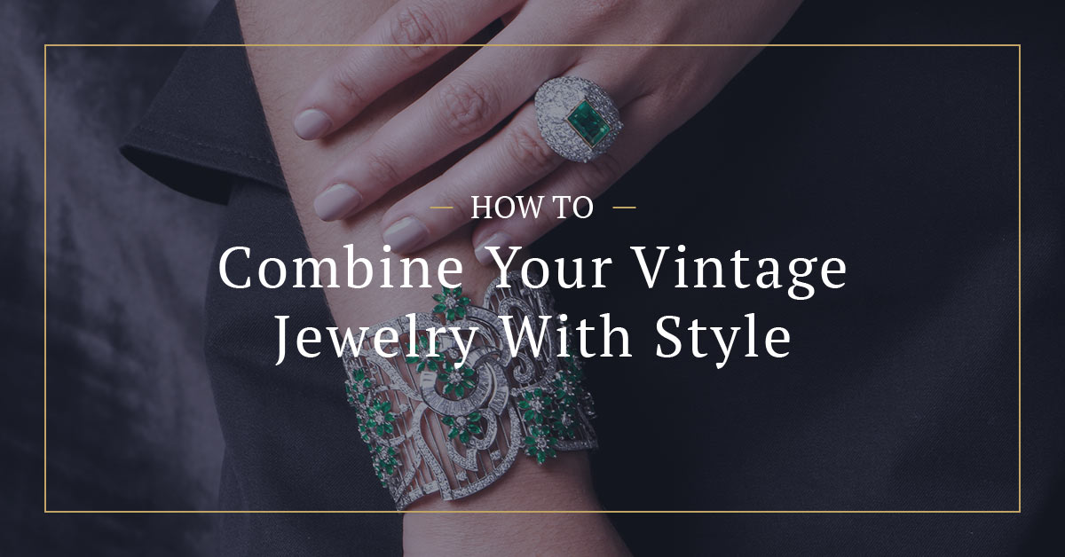 How to combine vintage jewelry