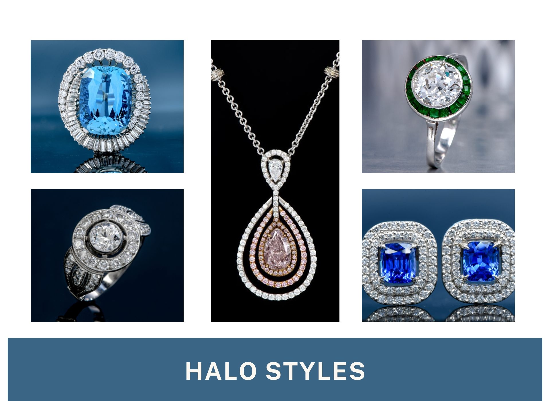 diamond Halo Jewelry