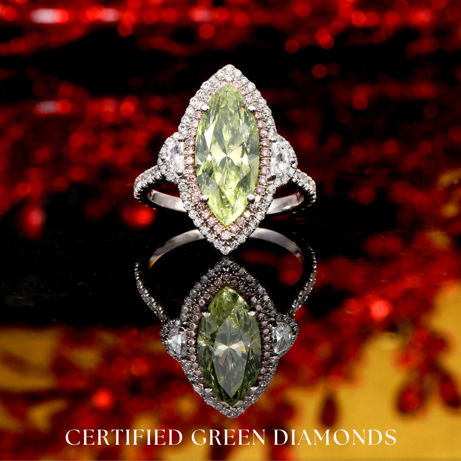 CERTIFIED GREEN FANCY DIAMOND