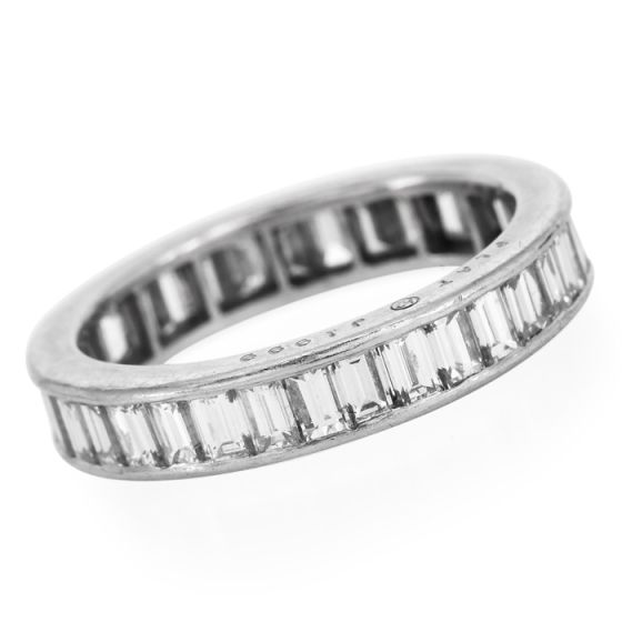 Vintage Oscar Heyman 2.45 carat Diamond Platinum Eternity Band Ring |DoverJewelry|