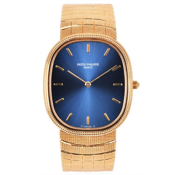 Patek Philippe Golden Ellipse Ref 3958 18K Gold Men Watch |Dover Jewelry|