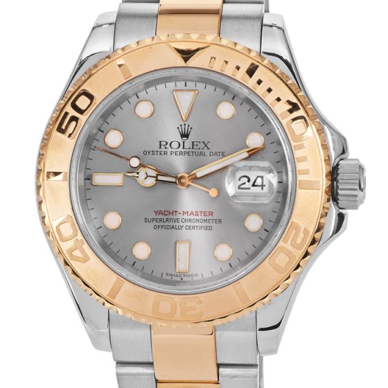 Rolex Yacht-Master Steel 18K Yellow Gold 40mm Men's Watch|Dover Jewelry|