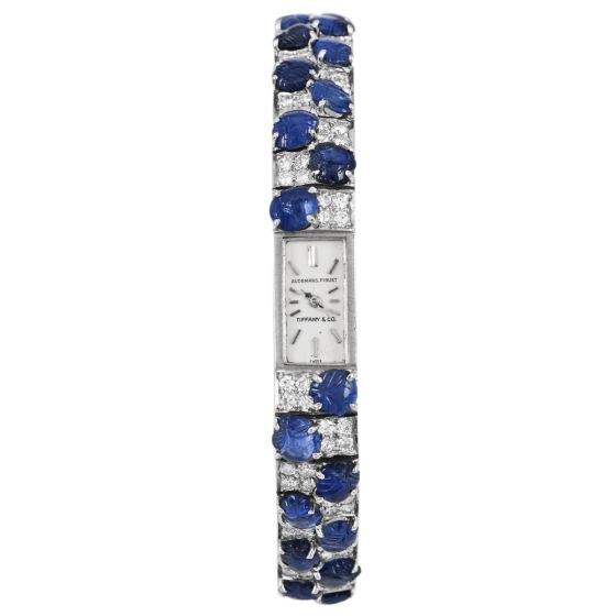 Tiffany & Co. Audemars Piguet Platinum Sapphire Diamond Watch