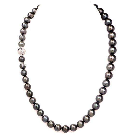 Mikimoto Black South Sea Pearl Necklace