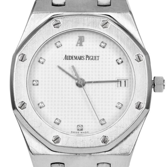 Audemars Piguet Royal Oak Diamond Steel Watch 35mm