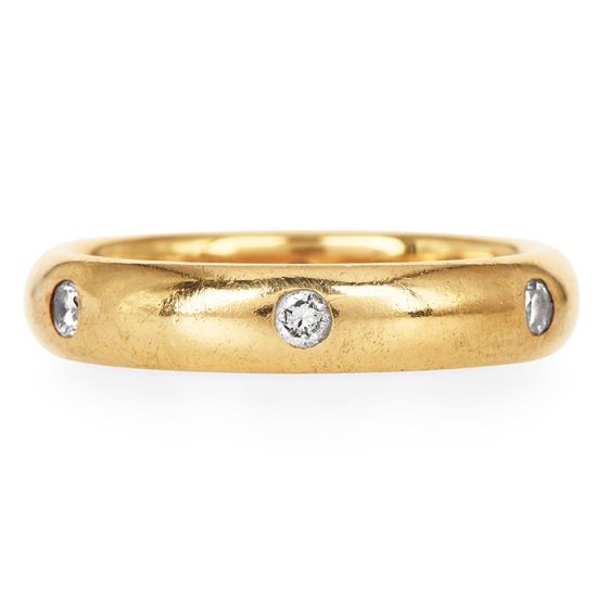 Cartier Diamond Stella 18k Yellow Gold Band Ring