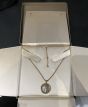 Bvlgari Monete 18K Rose Gold Ancient Coin Pendant Chain Necklace