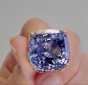GIA Certified Ceylon No Heat Sapphire Diamond Platinum 18K Gold Cocktail Ring. 863401