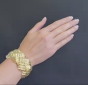 Nuovi Gioielli Italian 18K Criss Cross Bangle Bracelet-Dover Jewelry 854251