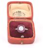 Ruby 1.63cttw Diamond Platinum Halo Engagement Ring