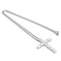 Cartier 7.18 carats Platinum  Diamond Cross Pendant Necklace 