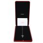 Cartier 7.18cts Platinum Diamond Cross Pendant Necklace 