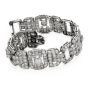 Antique 1930s Diamond Platinum Art Deco Link Bracele