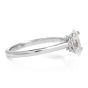 GIA Certified Classic 1.01 Oval Cut Diamond White Gold Solitaire Engagement Ring