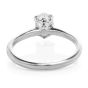 GIA Certified Classic 1.01 Oval Cut Diamond White Gold Solitaire Engagement Ring