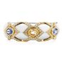 Natural No-Heat GIA 13.90cts Sapphire Diamond Platinum Gold Bangle Bracelet