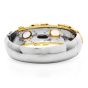 Natural No-Heat GIA 13.90cts Sapphire Diamond Platinum Gold Bangle Bracelet