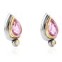 Sterle Paris Tourmaline Diamonds 18K  French Clip On Earrings AGL