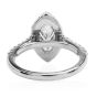 1.18cts GIA Marquise Cut Diamond Gold Halo Engagement Ring 