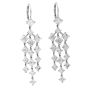 Estate 6.85ct. Asscher-Cut Diamond Gold Dangle Chandelier Drop Earrings