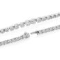 Vintage Classic 17.65cts Diamond Riviera 18k Gold Necklace