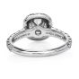 Cartier GIA Certified F VVS Cushion Diamond Platinum Halo Engagement Ring