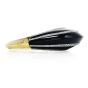 Retro Diamond Black Onyx 14K Gold Dome Bangle Bracelet-Dover Jewelry