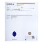  11.52cts GIA Black opal Diamond Platinum Halo Cocktail Ring