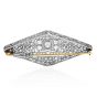 Black, Starr & Frost-Gorham Diamond Platinum Antique Deco Brooch Pin