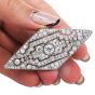 Black, Starr & Frost-Gorham Diamond Platinum Antique Deco Brooch Pin