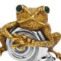 Lindsay & Co. Vintage Emerald Platinum 18K Gold Frog Brooch Pin