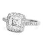 Tiffany & Co. Legacy 1.74ct GIA Cushion Diamond Platinum Halo Engagement Ring