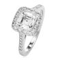 Tiffany & Co. Legacy 1.74ct GIA Cushion Diamond Platinum Halo Engagement Ring