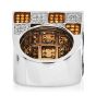 Adamas Milano Italian Brown Diamond 18K White Gold Pave Checkered Cocktail Ring