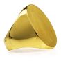 Tiffany Vintage Retro Signet 18K Yellow Gold Wide Men's signet Ring 