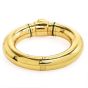 Italian Amethyst 1990's 18K Gold Bold Bangle Bracelet-Dover Jewelry