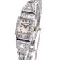 Vintage Hamilton Diamond Platinum Ladies Cocktail Watch