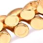 Vintage Buccellati 18K Gold Satin Finish Torsade Wide Link Bracelet 