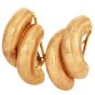 Buccellati Vintage San Marco 18k Yellow Gold Clip-on Earrings