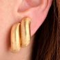 Buccellati Vintage San Marco 18k Yellow Gold Clip-on Earrings
