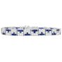 Sophia D Art Deco Sapphire Diamond Platinum Line Bracelet