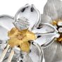 Buccellati Diamond Flower 18K Two-Tone Clip-On Earrings-Dover Jewelry